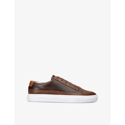 Grenson D-Stock recycled-leather low-top trainers | Grenson