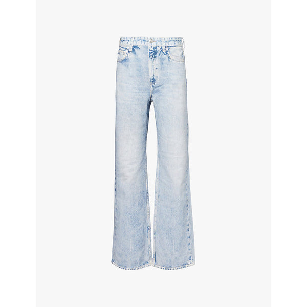 Rag & Bone Miramar Shea relaxed-fit straight-leg denim jeans