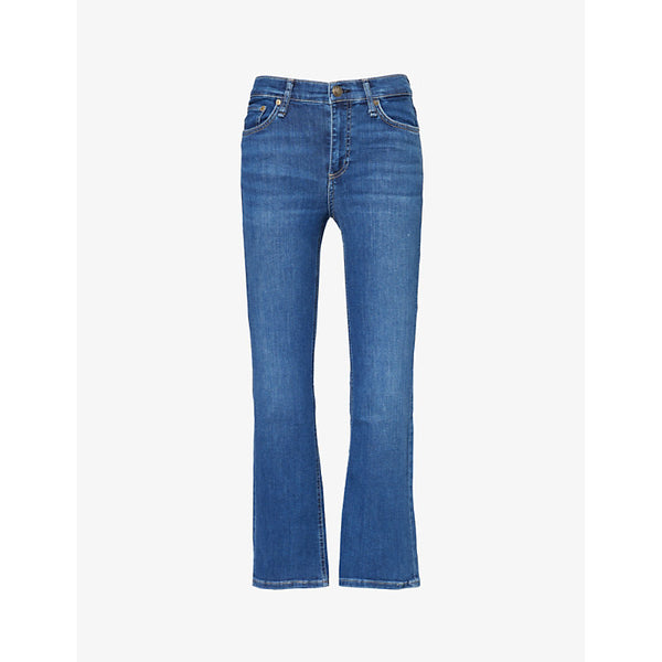 Rag & Bone Epic Peyton mid-rise bootcut-leg ankle stretch-denim jeans