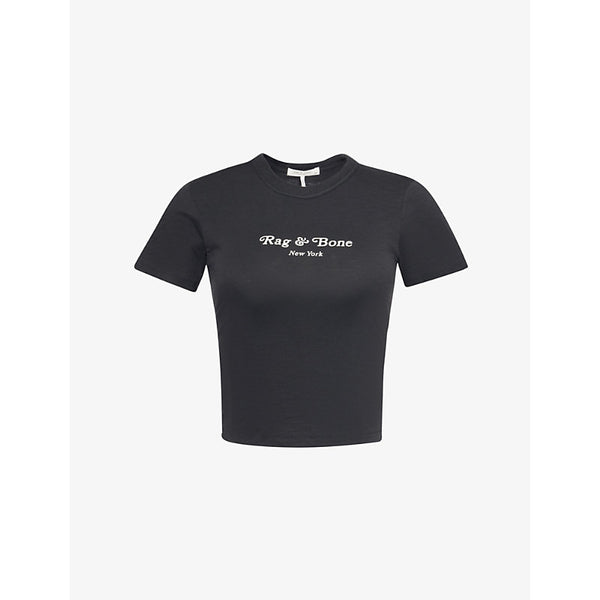 Rag & Bone Mini Script short-sleeve cotton-jersey T-shirt