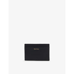 Paul Smith Signature stripe grained leather card holder | Paul Smith