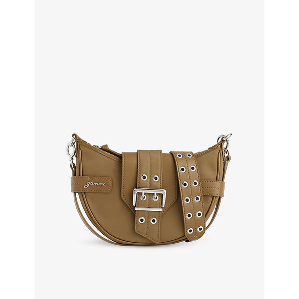 Ganni Bucky Recycled-Nylon Cross-Body Bag