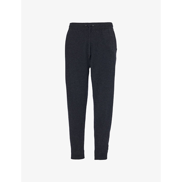 Derek Rose Finley tapered-leg relaxed-fit cashmere jogging bottoms