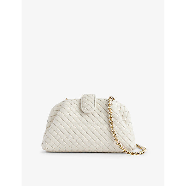 Bottega Veneta Lauren small leather clutch bag