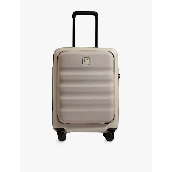 Antler Icon Stripe front-pocket polycarbonate cabin suitcase  56cm | Antler