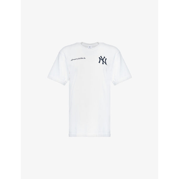 Sporty & Rich for '47 x The New York Yankees Champions cotton-jersey T-shirt