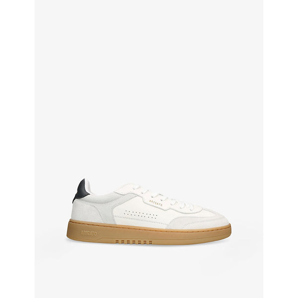 Axel Arigato Dice T-Toe Leather and Suede Low-Top Trainers