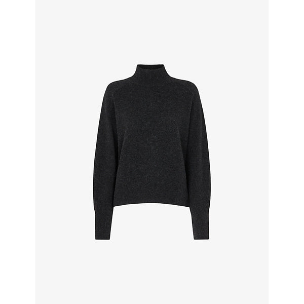 Whistles Funnel-neck regular-fit cashmere jumper