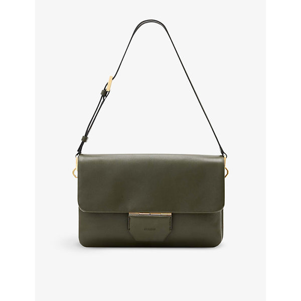 Allsaints Ondine Branded Leather Shoulder Bag