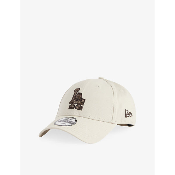 New Era LA Dodgers check-infill 9FORTY adjustable cotton cap