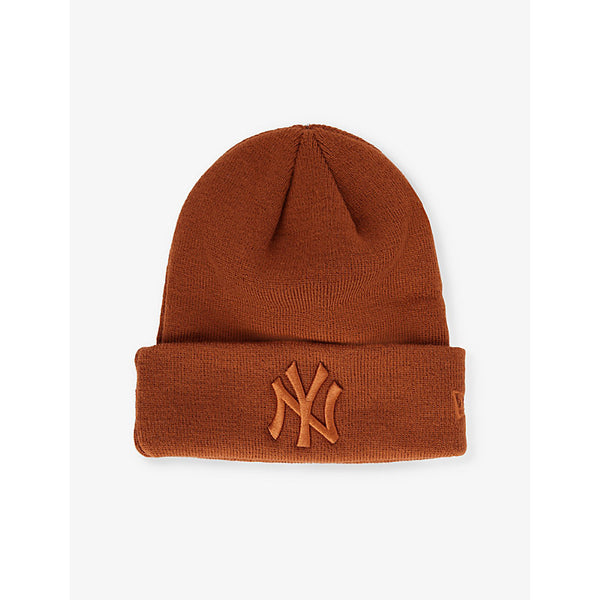 New Era New York Yankees Logo-Embroidered Knitted Beanie Hat