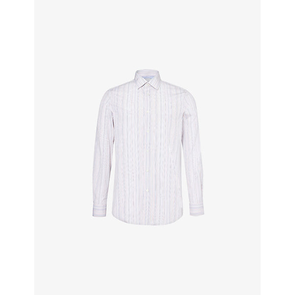 Paul Smith Spread-collar tailored-fit cotton shirt