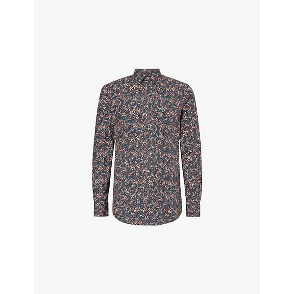 Paul Smith Floral-print long-sleeve cotton shirt