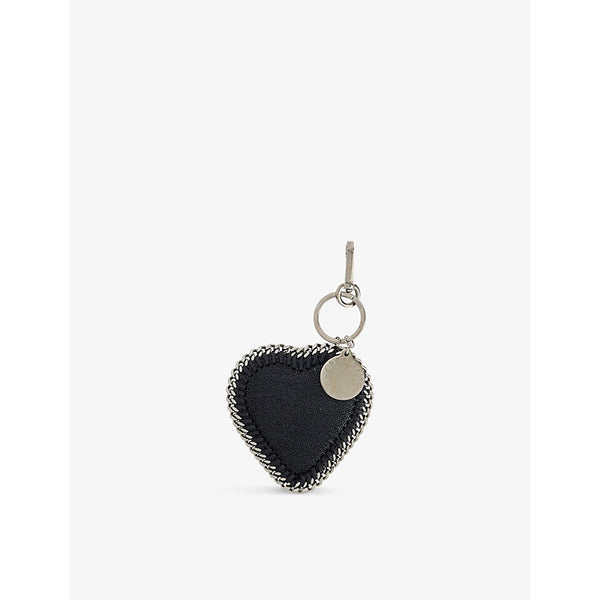 Stella Mccartney Falabella heart-shaped faux-leather charm