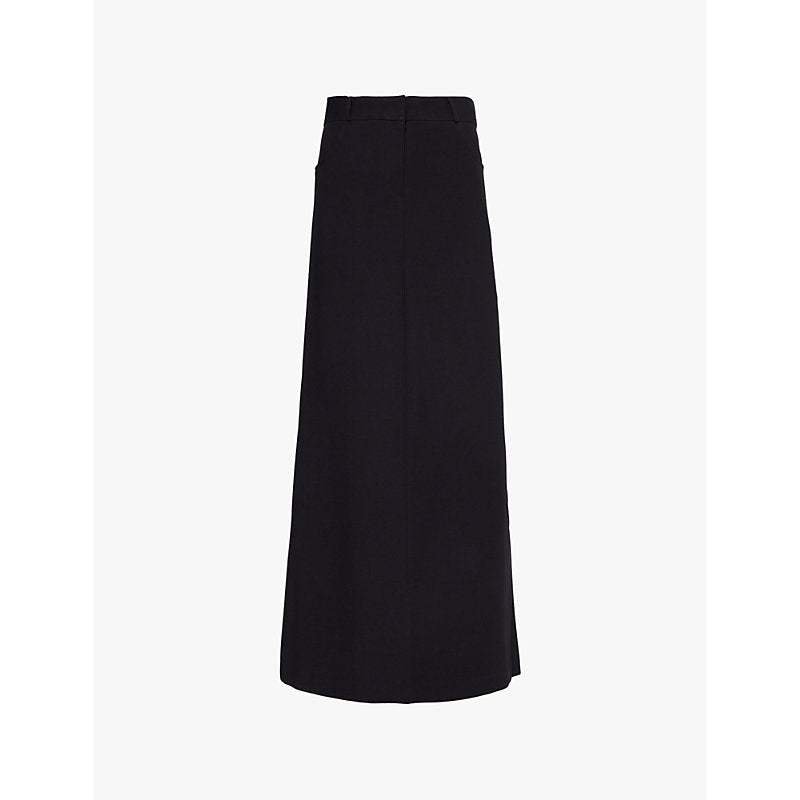 Womens The Frankie Shop Malvo straight-cut wool-blend maxi skirt