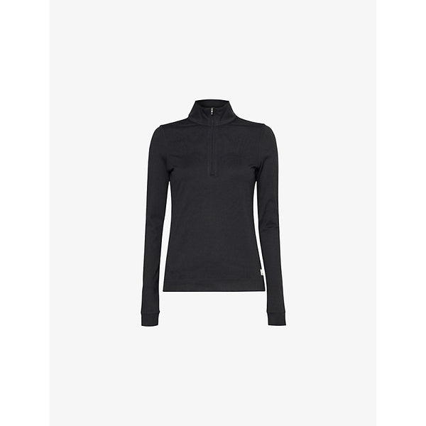 Vuori Halo Essential half-zip stretch-woven top