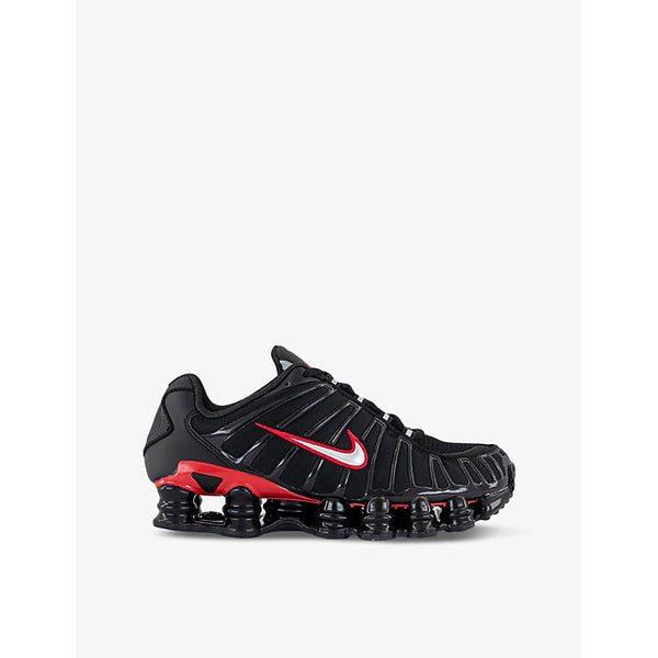 Nike Shox TL leather, mesh and shell low-top trainers | Nike