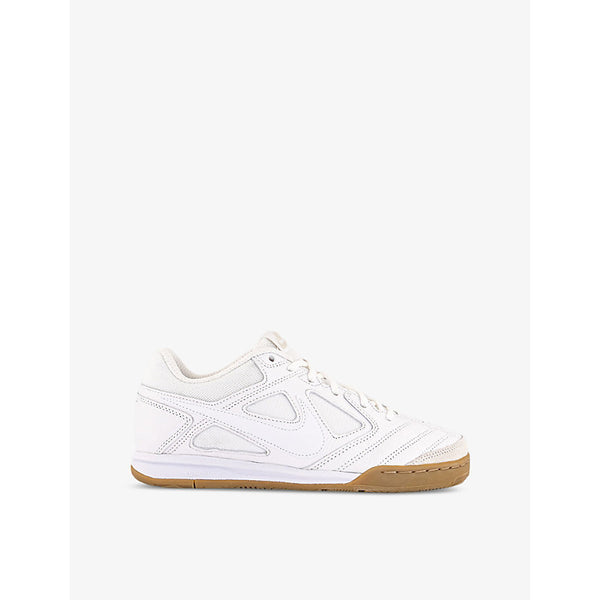 Nike Gato logo-embroidered leather low-top trainers