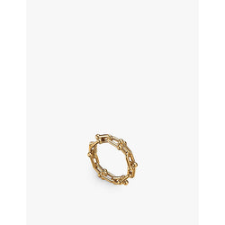 Tiffany & Co Tiffany HardWear Micro Link 18ct yellow-gold ring