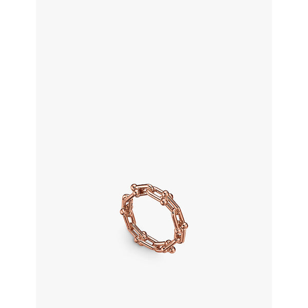 Tiffany & Co Tiffany HardWear Micro Link 18ct rose-gold ring