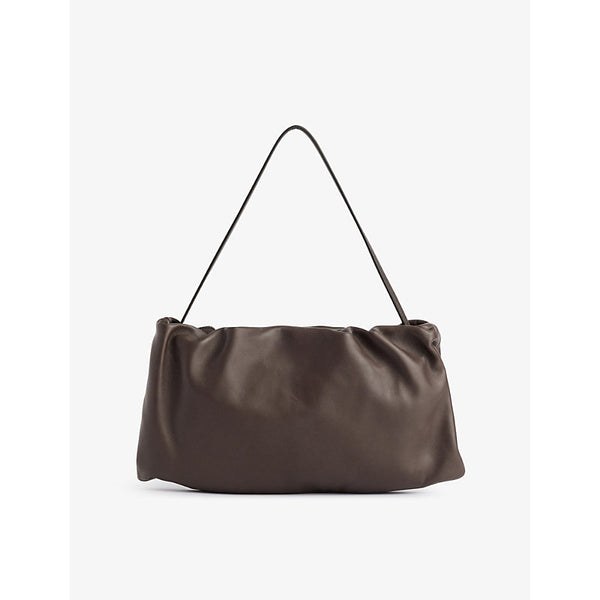 The Row Bourse extra-large leather shoulder bag