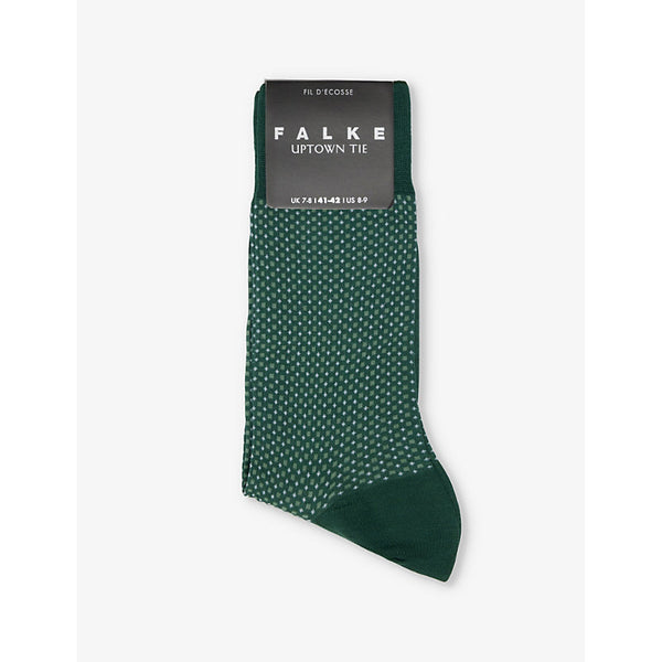 Falke Uptown Tie cotton-blend knitted socks