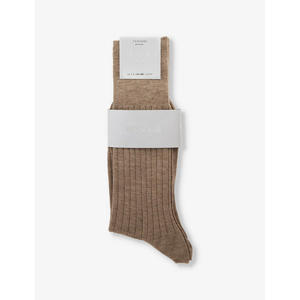 Falke Mid-calf cashmere-blend knitted socks