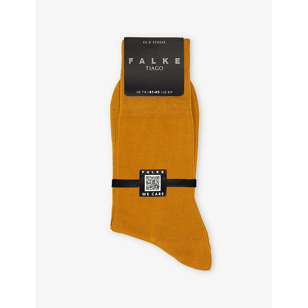 Falke Mid-calf organic-cotton blend knitted socks