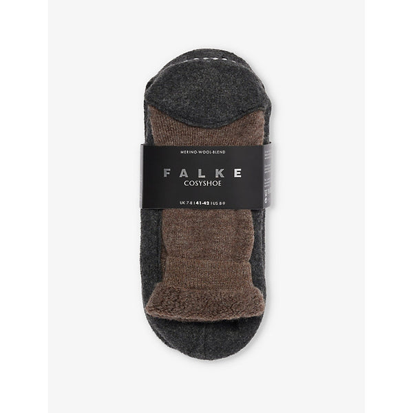 Falke Cosyshoe wool-blend knitted slipper socks