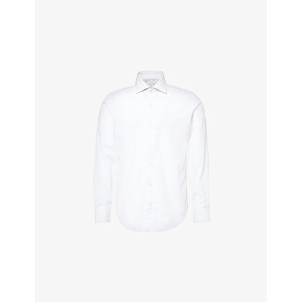 Eleventy Long-Sleeve Regular-Fit Cotton Shirt