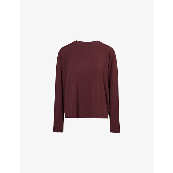 Adanola Long-sleeve relaxed jersey T-shirt