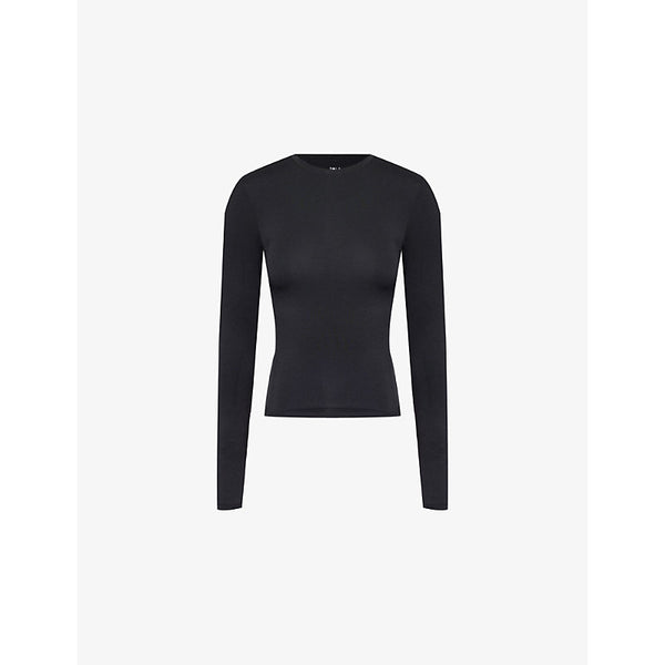 We Are Tala Round-Neck Long-Sleeve Stretch-Modal T-Shirt