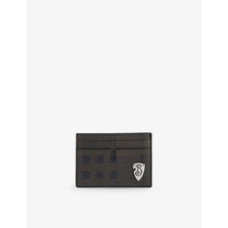 Burberry B Shield grained leather card holder | Burberry