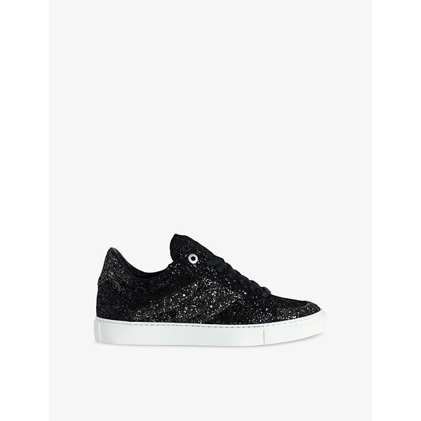 Zadig&Voltaire ZV1747 La Flash Leather Low-Top Trainers