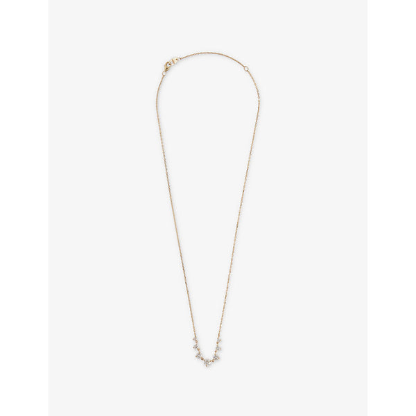 Vrai Linked Tennis 14ct yellow-gold and 0.85ct brilliant-cut lab-grown diamond necklace