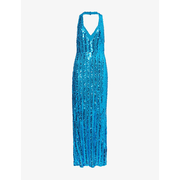 Amy Lynn Shiloh sequin-embellished woven maxi dress