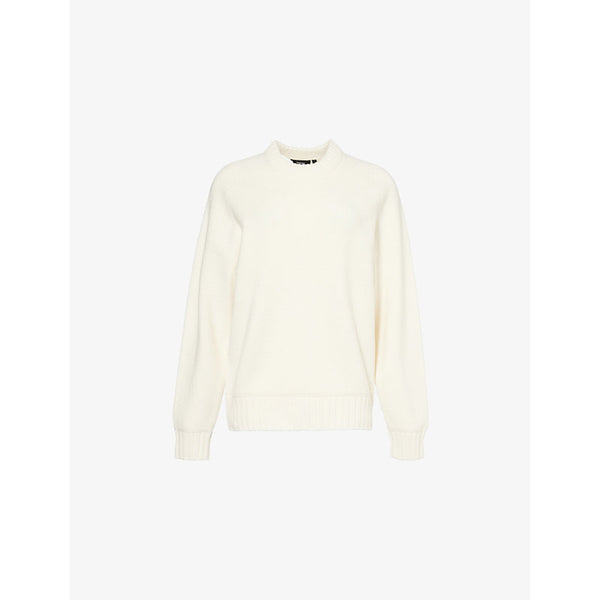 Theory Round-neck long sleeves wool and cashmere-blend jumper