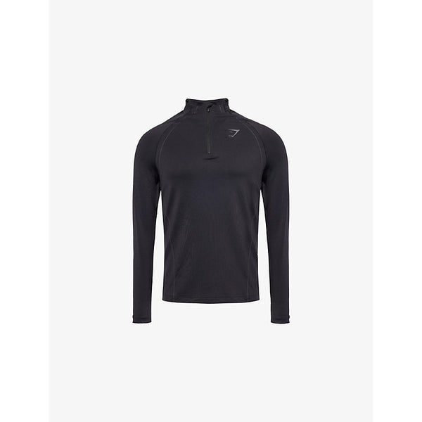 Gymshark Apex Seamless 1/4 Zip Stretch-Woven Top