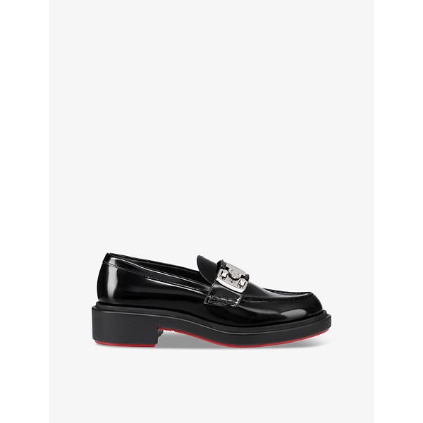 Christian Louboutin Urban Moc Lock leather loafers