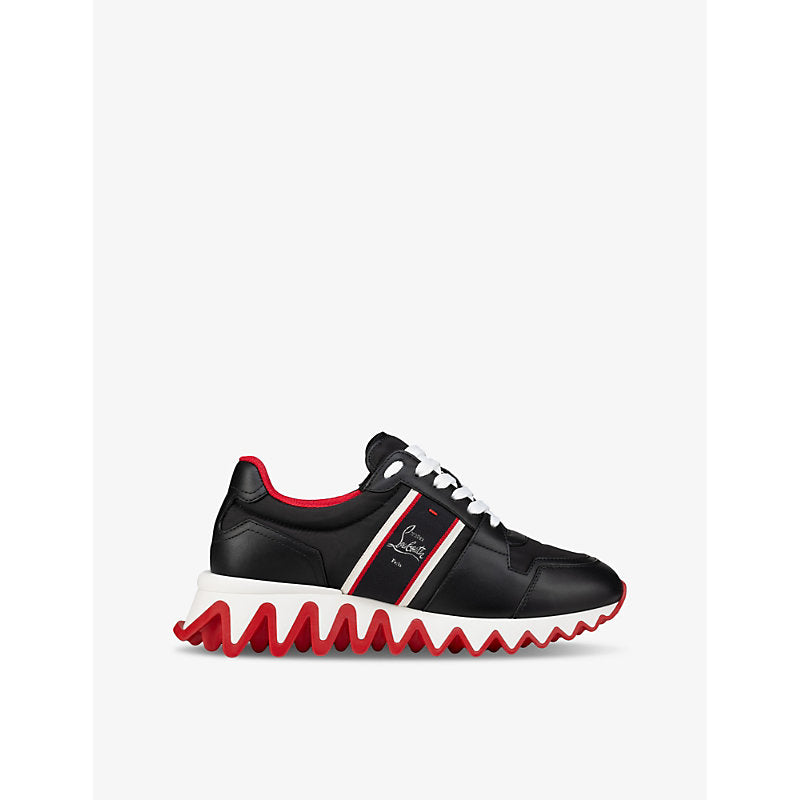 Christian Louboutin Nastroshark Donna chunky-sole leather low-top trainers | Christian Louboutin