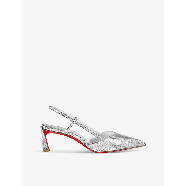 Christian Louboutin Condoroline 55 Manoir speccio-leather slingback courts | Christian Louboutin