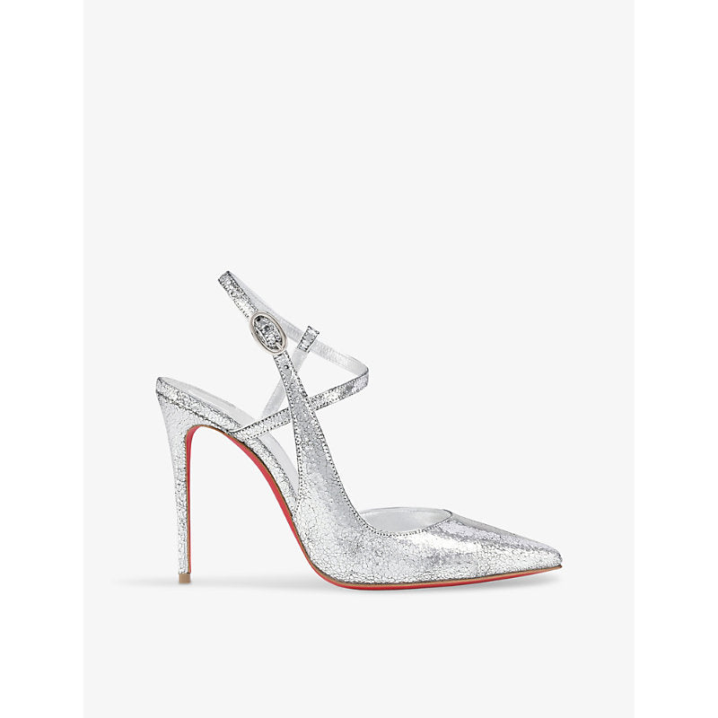 Christian Louboutin Jenlove 100 Manoir speccio-leather heeled pumps