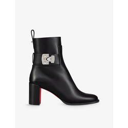 Christian Louboutin Booty Lock 70 leather heeled courts