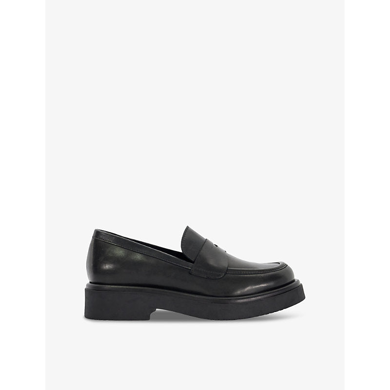 Dune Goodluck chucky-sole leather loafers