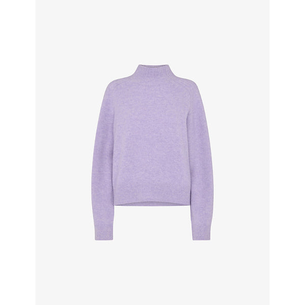 Whistles Funnel-neck knitted wool jumper