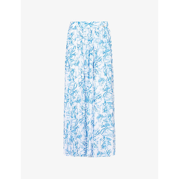 Melissa Odabash Mira floral cover-up skirt