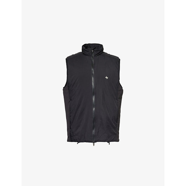 247 By Represent Insulated high-neck relaxed-fit woven gilet