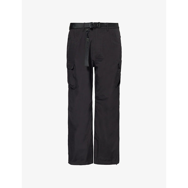 247 By Represent Technical Cargo two-slip-pockets straight-leg mid-rise woven trousers