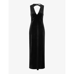 Omnes Nova tie-back velvet maxi dress | OMNES