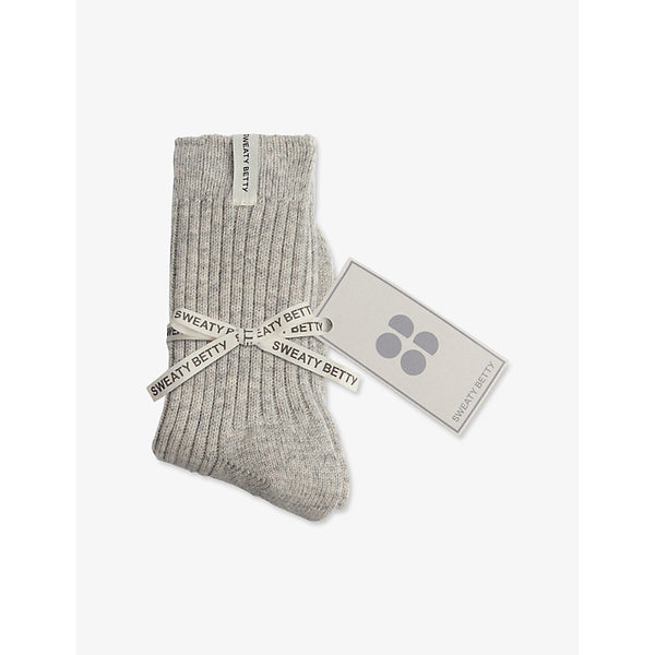 Sweaty Betty Cosy Ribbed Stretch-Woven Socks